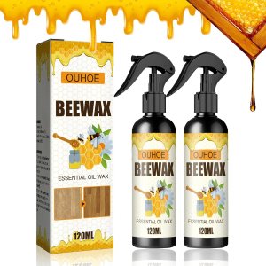 Aerosol de cera de abeja natural, limpiador en aerosol de cera de abejas, el espray original de cera de abejas y limpiador de muebles, aerosol de Aerosol de cera de abeja natural, limpiador en aerosol de cera de abejas, el espray original de cera de abejas y limpiador de muebles, aerosol de