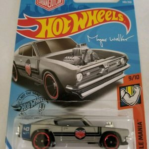 Hot Wheels Magnus Walker 2019 Urban Outlaw Muscle Mania King Kuda, gris Hot Wheels Magnus Walker 2019 Urban Outlaw Muscle Mania King Kuda, gris