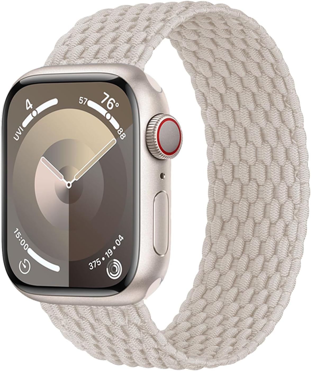 Correa trenzada Solo Loop para Apple Watch Band de 1.575 pulgadas, 1.614 pulgadas, 1.496 pulgadas, 1.732 pulgadas, 1.772 pulgadas, Ultra2 de 1.929