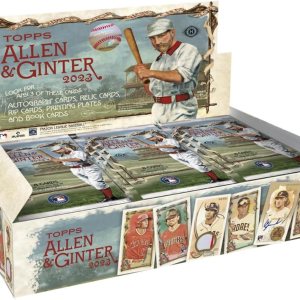 Topps Allen & Ginter – Caja para pasatiempos de béisbol 2023, 24 paquetes por caja Topps Allen & Ginter – Caja para pasatiempos de béisbol 2023, 24 paquetes por caja