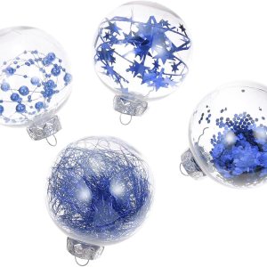 Abaodam 2 Boxes Christmas Ball Pendant Hanging Christmas Balls Decorations Glitter Christmas Ball Christmas Tree Flower Garland Decorations Abaodam 2 Boxes Christmas Ball Pendant Hanging Christmas Balls Decorations Glitter Christmas Ball Christmas Tree Flower Garland Decorations