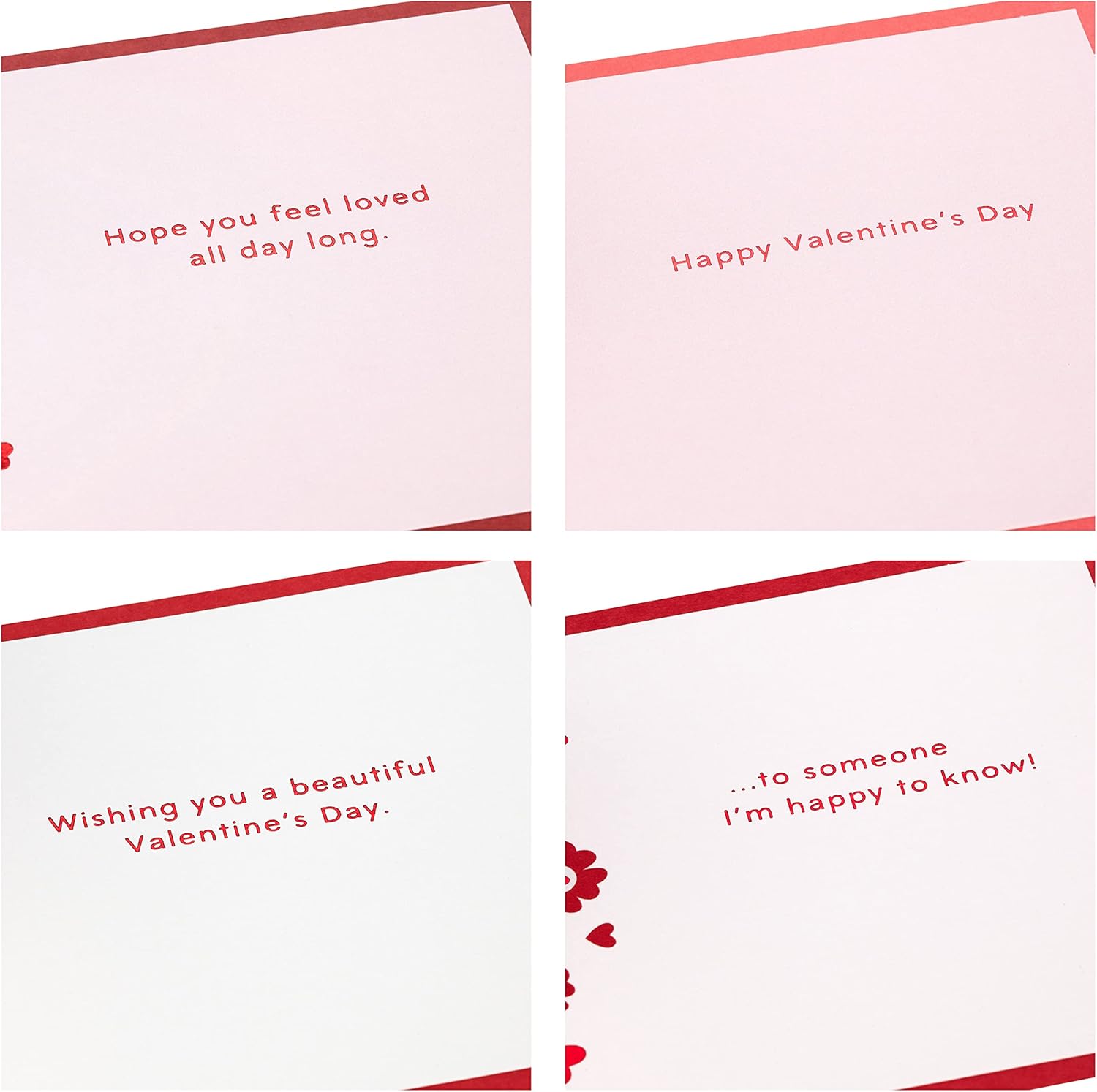 Hallmark Signature Paper Wonder Pop Up – Tarjetas de San Valentín (4 tarjetas con sobres)