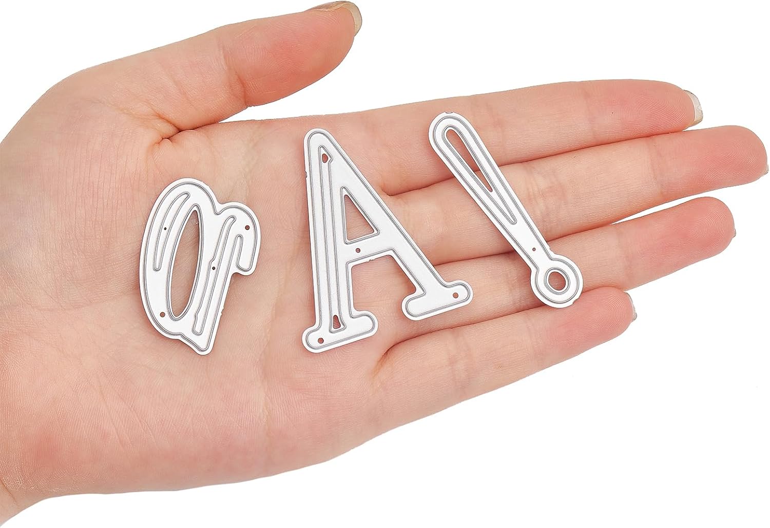 ORIGACH 1.49 x 1.77 pulgadas, 26 troqueles de corte del alfabeto, minúsculas, 26 letras del alfabeto, troqueles de metal del alfabeto A-Z para