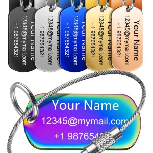 4 Pack Personalized Luggage Tags for Suitcases and Backpacks – Stainless Steel Metal Unique Custom Traval Bag Name Tags for Kids, Women, Luggage, 4 Pack Personalized Luggage Tags for Suitcases and Backpacks – Stainless Steel Metal Unique Custom Traval Bag Name Tags for Kids, Women, Luggage,