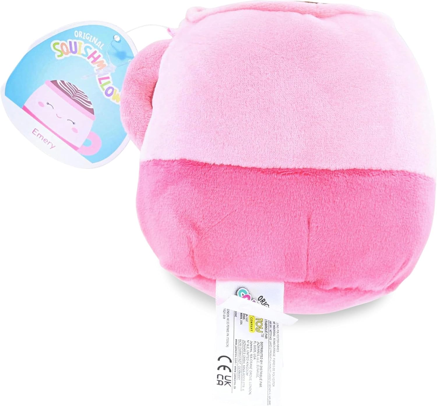 Squishmallow Oficial Kellytoy Food Squad – Juguetes de peluche suave (cacao caliente Emery, 5 pulgadas)