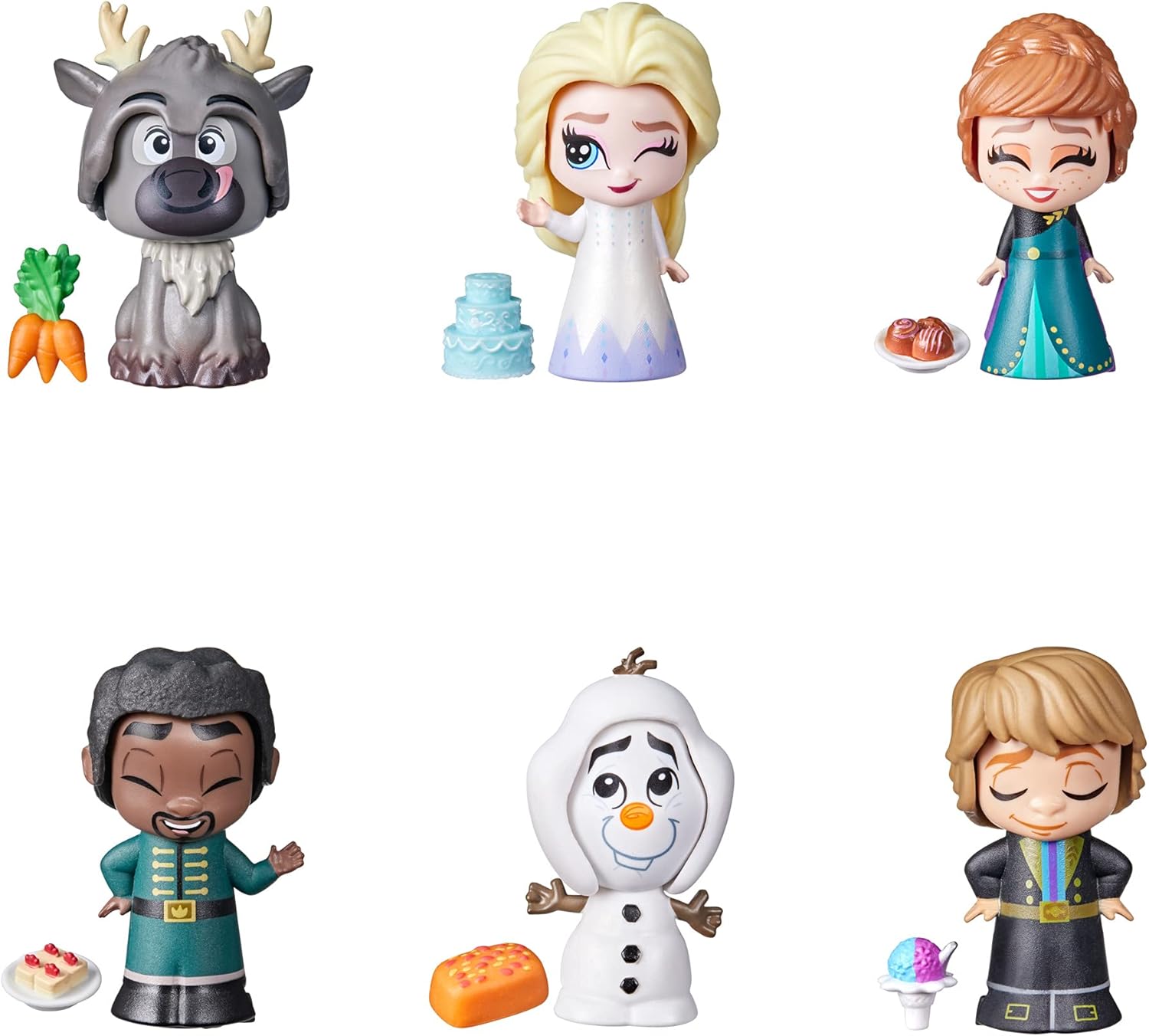 Disney Frozen 2 Twirlabouts Surprise – Caja ciega con muñeca y accesorio, juguete para niños de 3 años en adelante (paquete de 4)