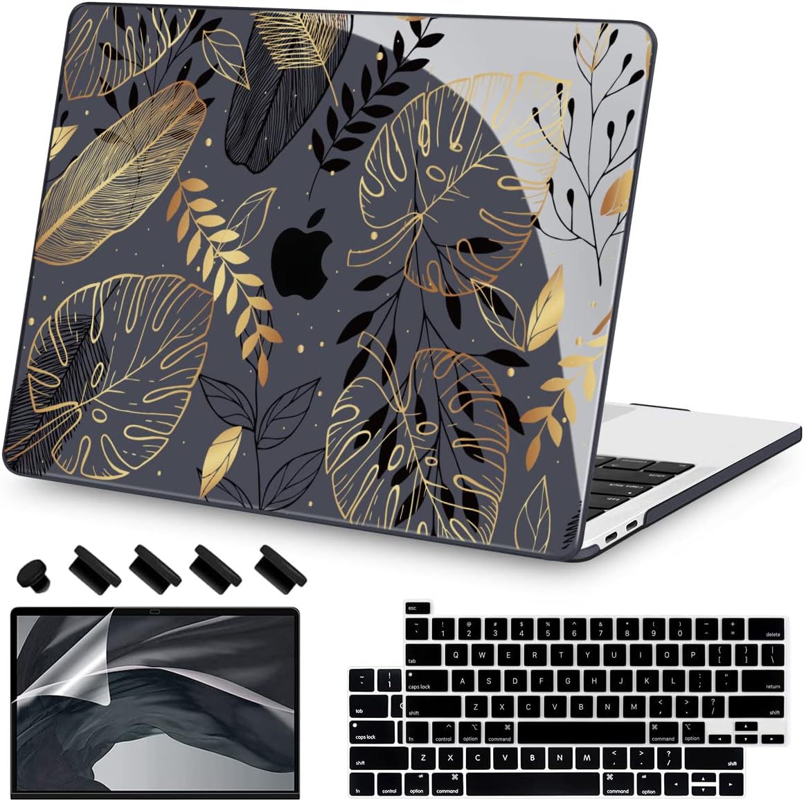 Teryeefi Funda para MacBook Pro de 13 pulgadas M2 M1 2022 versión 2020-2016 (modelo A2338 A2289 A2251 con barra táctil), carcasa rígida de plástico,