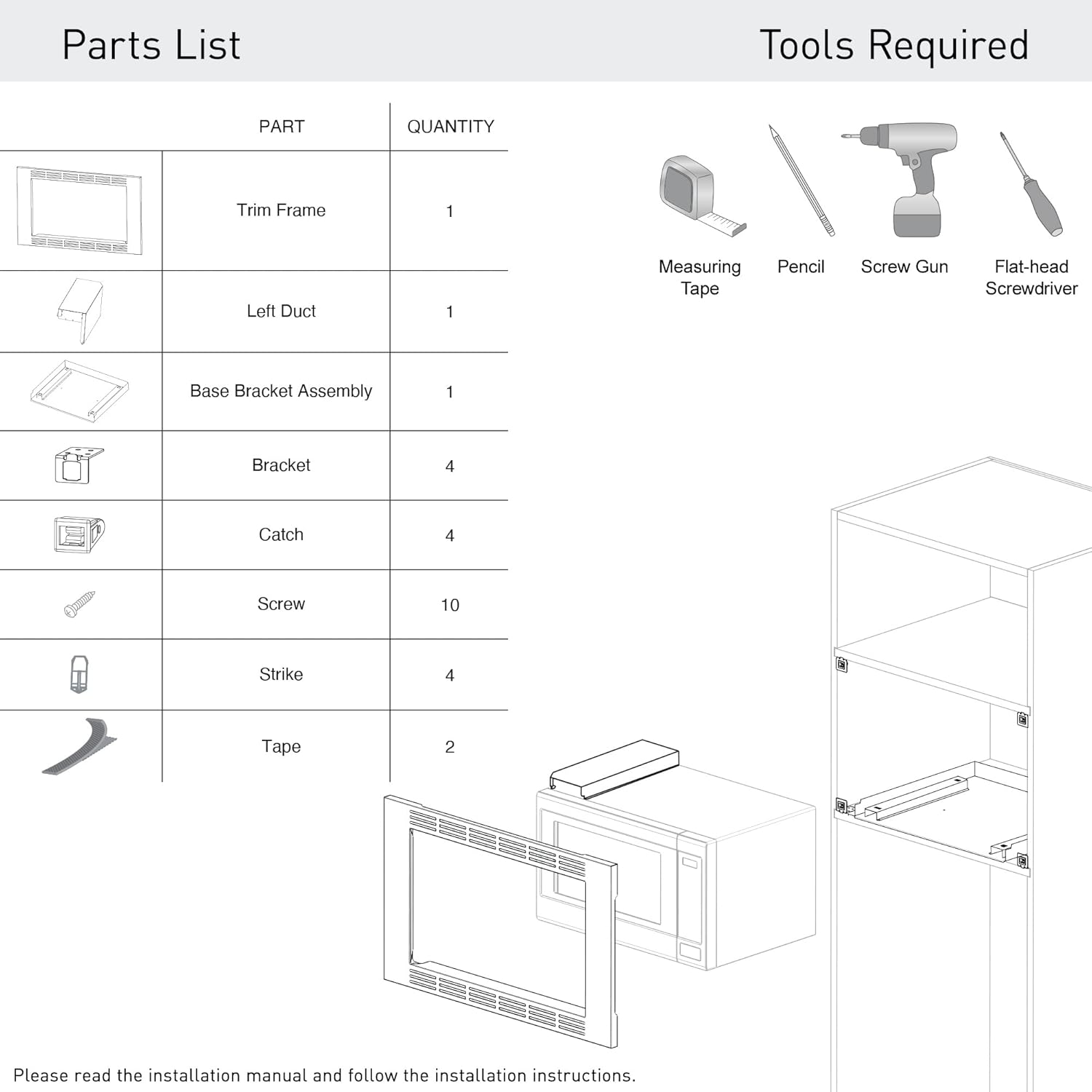 Panasonic Kit de molduras de microondas de 30 pulgadas para hornos microondas Panasonic de 1.6 pies cúbicos – NN-TK732SS (acero inoxidable)