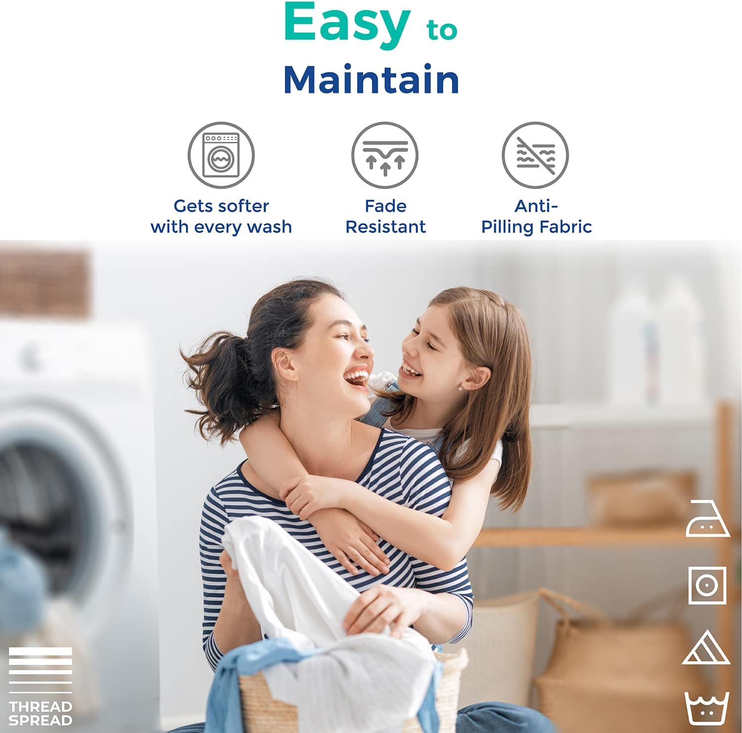 THREAD SPREAD Sábanas 100% de algodón egipcio, tamaño King dividido de 800 hilos, sábanas de 5 piezas para cama ajustable, sábanas de algodón tejido