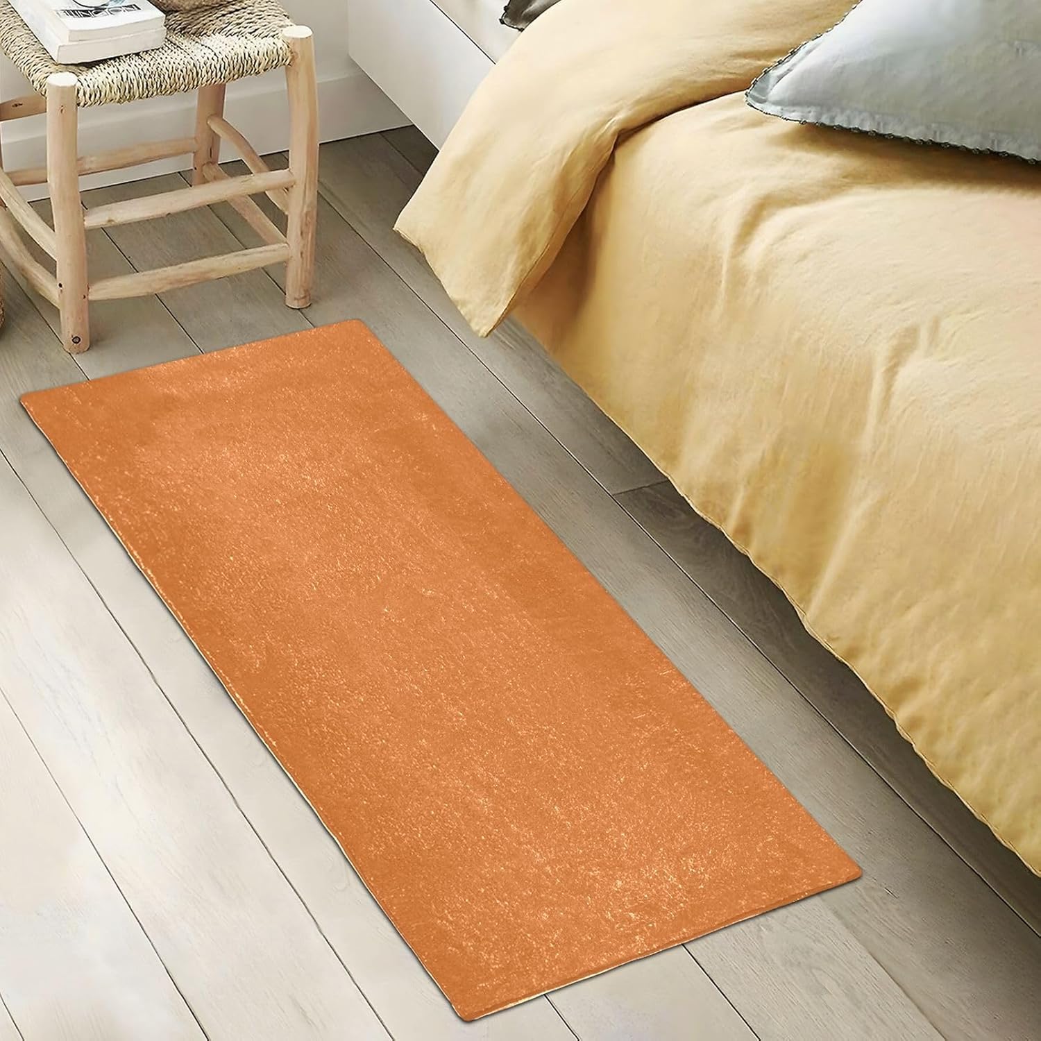 Joisal Alfombra absorbente de chocolate para baño, cómoda alfombra de baño antideslizante, alfombra de felpa duradera, 39 x 20 pulgadas