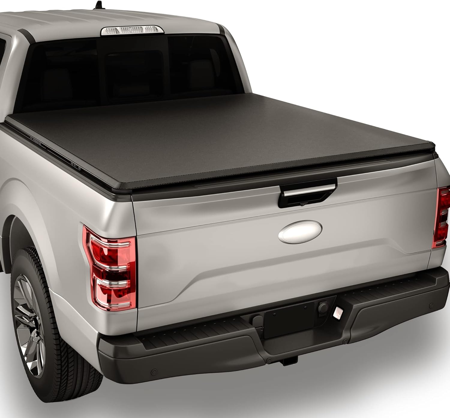 FeeTUO Cubierta tonneau suave de tres pliegues para camioneta Ranger 1993-2004 con plataforma de 6 pies (72 pulgadas)