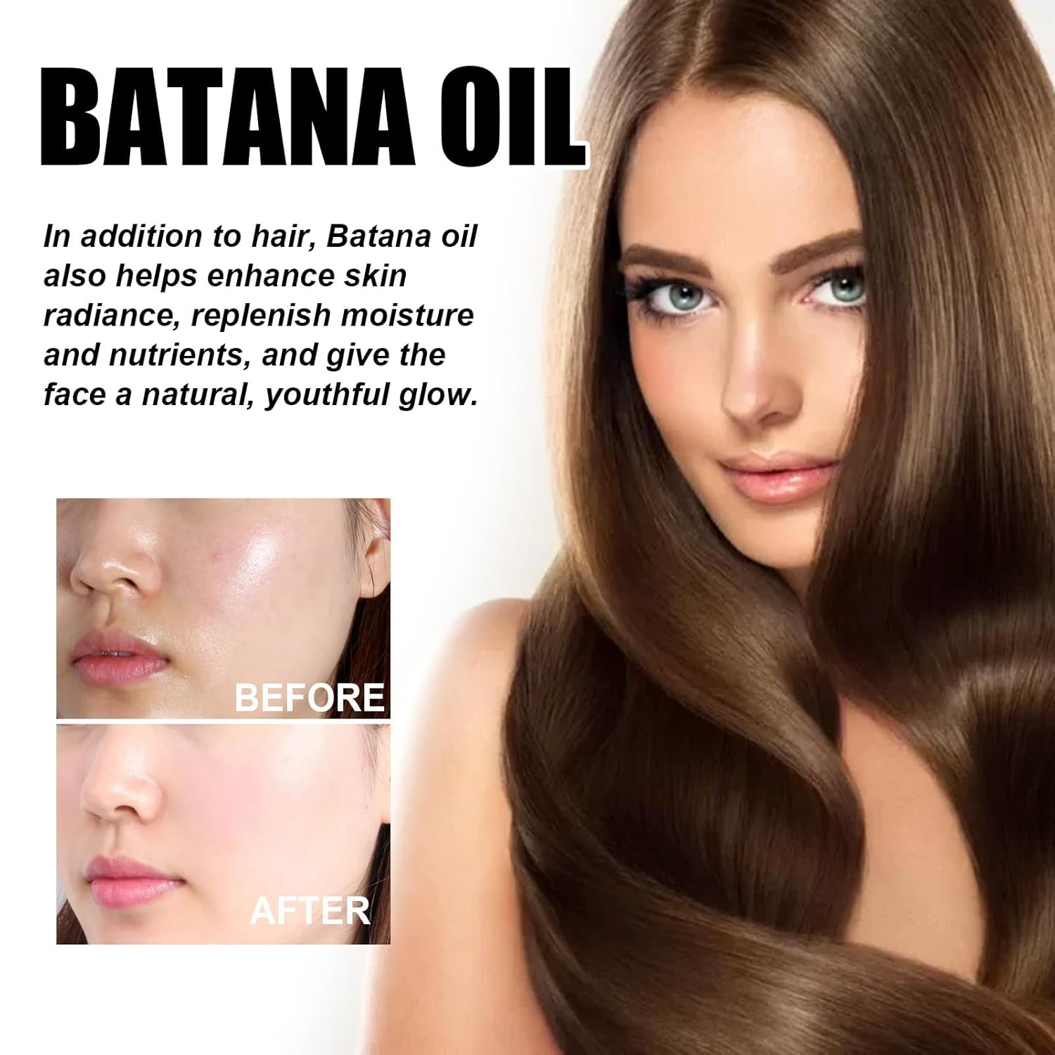 Aceite de batana, aceite de batana para el crecimiento del cabello, para el cabello, para promover la salud del cabello y mejorar el brillo del