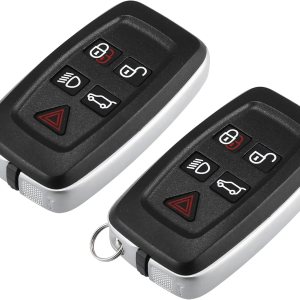 X AUTOHAUX 2 piezas de repuesto para llave de automóvil sin llave para Land Rover LR4 Sport 2010 2011 2012 2013 2014 2015 X AUTOHAUX 2 piezas de repuesto para llave de automóvil sin llave para Land Rover LR4 Sport 2010 2011 2012 2013 2014 2015