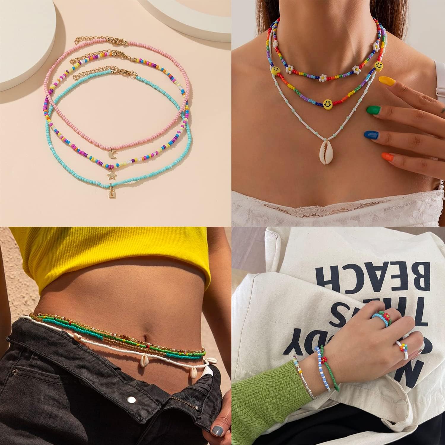 Juego de 35000 cuentas de semillas 120 de 0.079 pulgadas para manualidades, pulseras, collares, anillos, kits de fabricación de anillos de cristal,