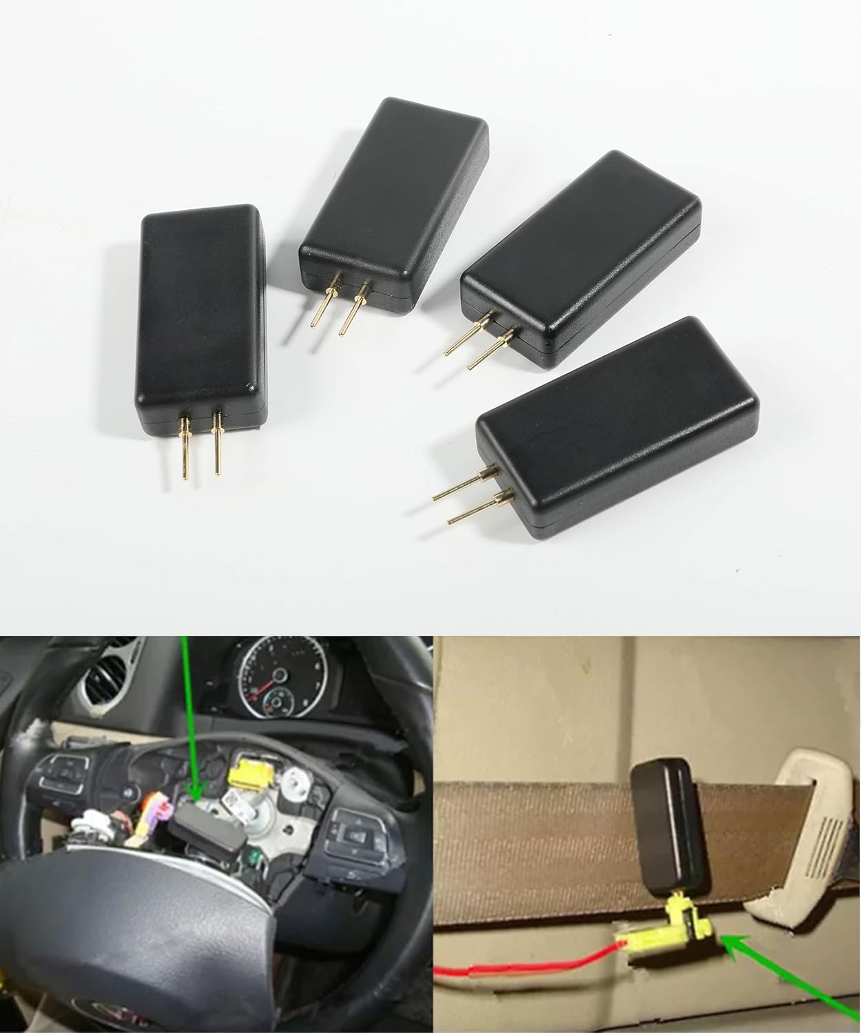 ESEWALAS Probador de simulador de bolsas de aire, accesorios para automóviles SRS Airbag Simulator Tester, Herramientas de prueba de bolsas de aire