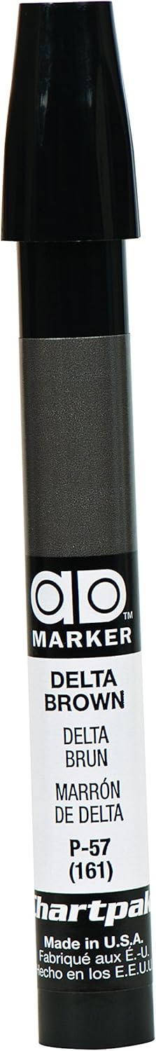 AD Marker The Original Chartpak, Tri-Nib, Delta Brown, 1 cada uno (P57)