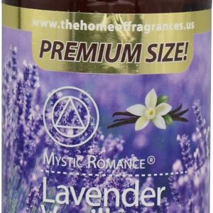 Aceite de fragancia prémium Lavanda Vainilla 4 onzas líquidas Tamaño extra Mystic Romance Aceite de fragancia prémium Lavanda Vainilla 4 onzas líquidas Tamaño extra Mystic Romance