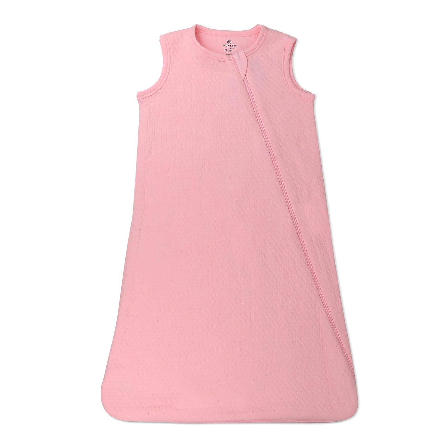 HonestBaby Mantas estándar para bebé, sacos de dormir, transición, 100% algodón orgánico, para bebés, niños, niñas, unisex, crema de fresa, talla M