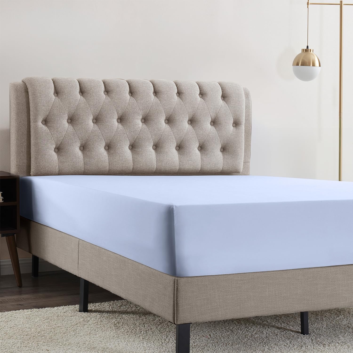 Empyrean Bedding Sábanas para cama de tamaño queen, sábanas bajeras de 14 a 16 pulgadas, tamaño queen, sábana bajera de bolsillo profundo, sábanas