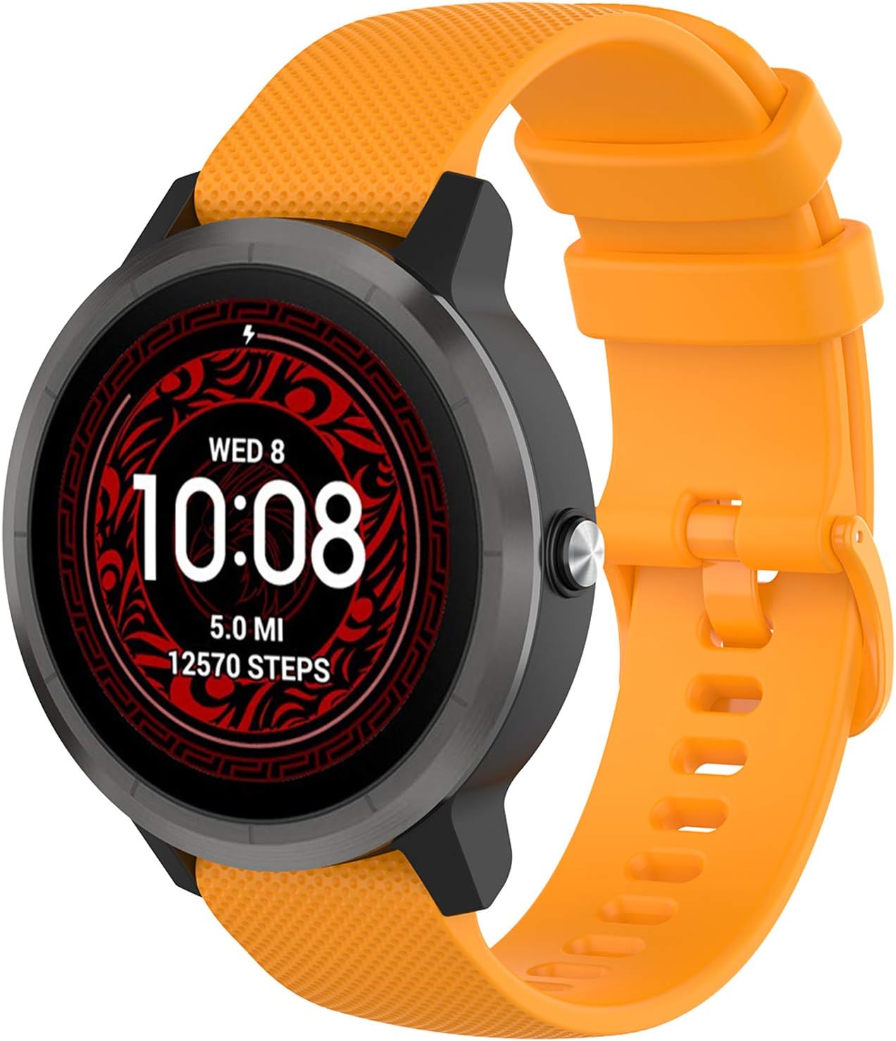 Para Garmin Approach S40 S12 S42 Bandas de reloj para mujeres y hombres, 0.787in de liberación rápida de silicona correas de repuesto para Garmin