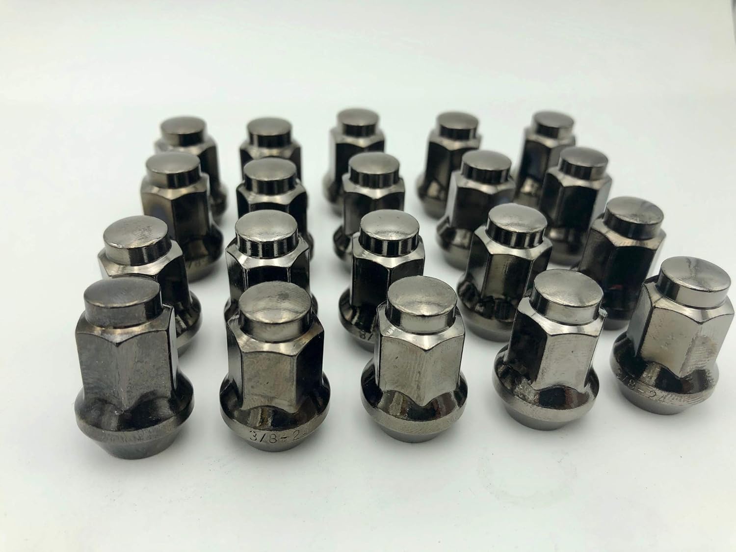 38-24 Tuercas cónicas Gunmetal Gris Polaris Ranger 700 Rzr 900 xp 800 S 570 (20)
