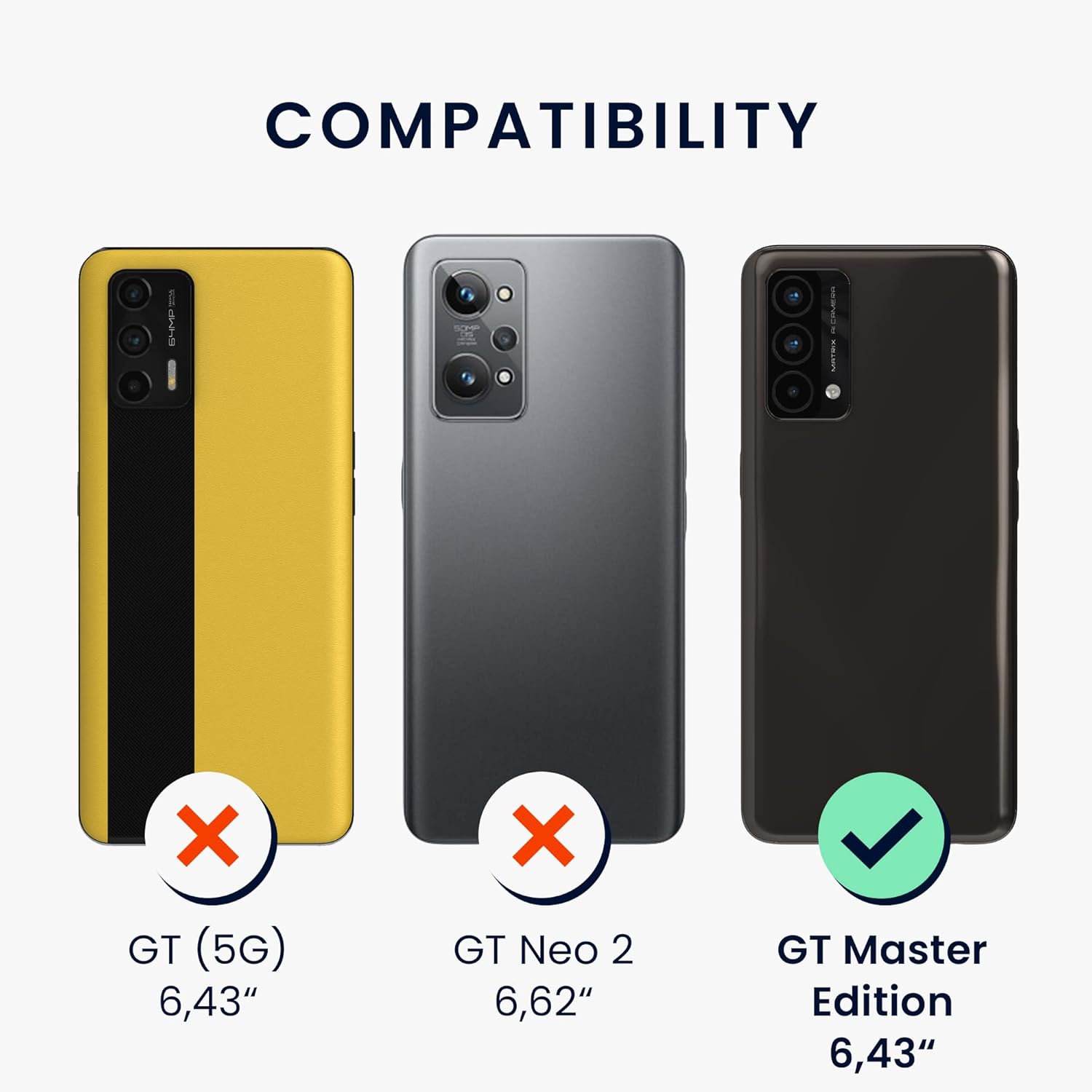 kwmobile Funda compatible con Realme GT Master Edition – Funda protectora delgada de TPU con acabado mate suave – lavanda claro