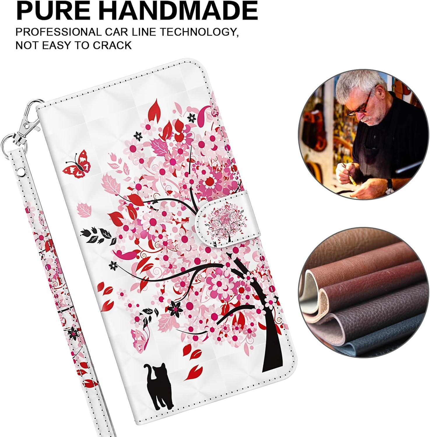 Funda para Moto G Stylus 5G 2022, cartera con tapa con tapa y bonito diseño de dibujos animados 3D, funda de piel sintética para niñas y mujeres,