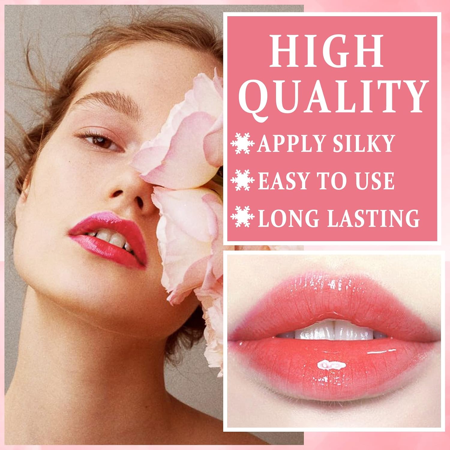 Juego de 2 tintes labiales de terciopelo, brillo labial hidratante, larga duración, impermeable, juego de pintalabios líquidos, multiusos, tinte