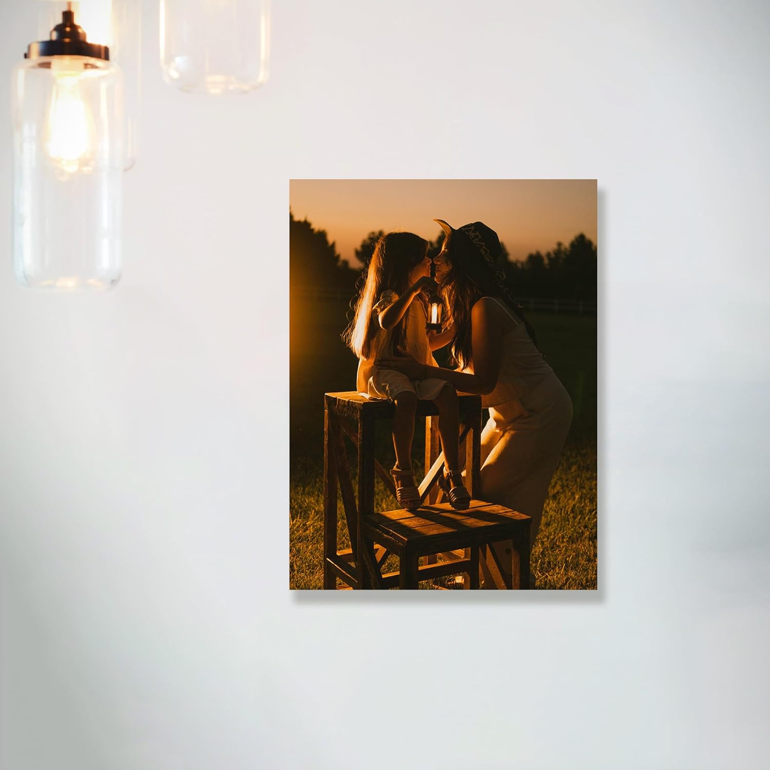 Impresiones en lienzo personalizadas (lienzo enmarcado, 16 x 20 pulgadas), impresión de lienzo personalizada con tu foto, perfecto para decoración