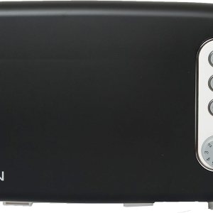 BergHOFF Seren – Tostadora de carga lateral con exterior Cool Touch y bandeja de migas extraíble, con panel negro para usar como bandeja de servir BergHOFF Seren – Tostadora de carga lateral con exterior Cool Touch y bandeja de migas extraíble, con panel negro para usar como bandeja de servir