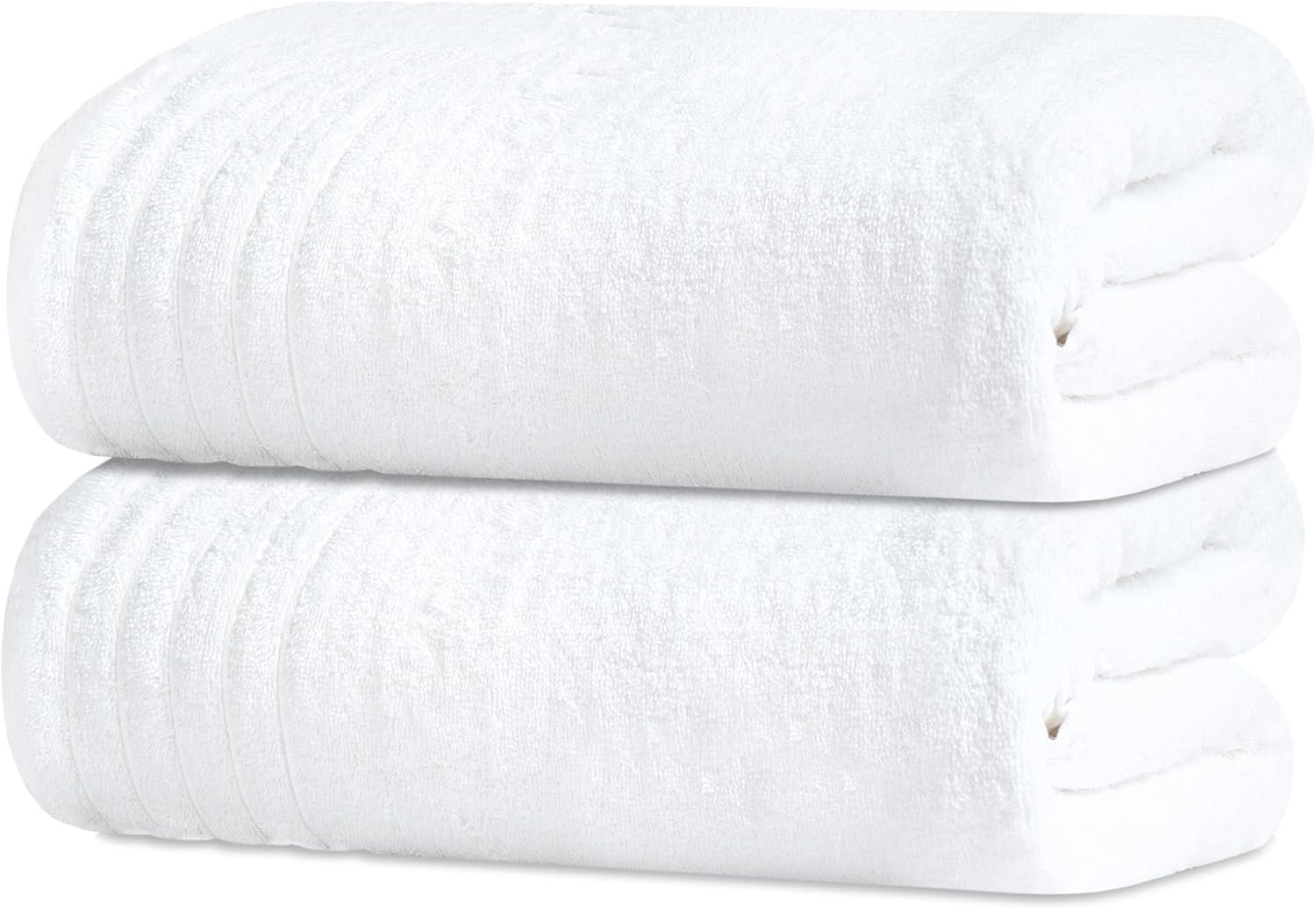 Tens Towels Paquete de 2 toallas de baño extragrandes de 35 x 70 pulgadas, 100% algodón, más grandes y ligeras, más rápidas de secar, súper suaves y