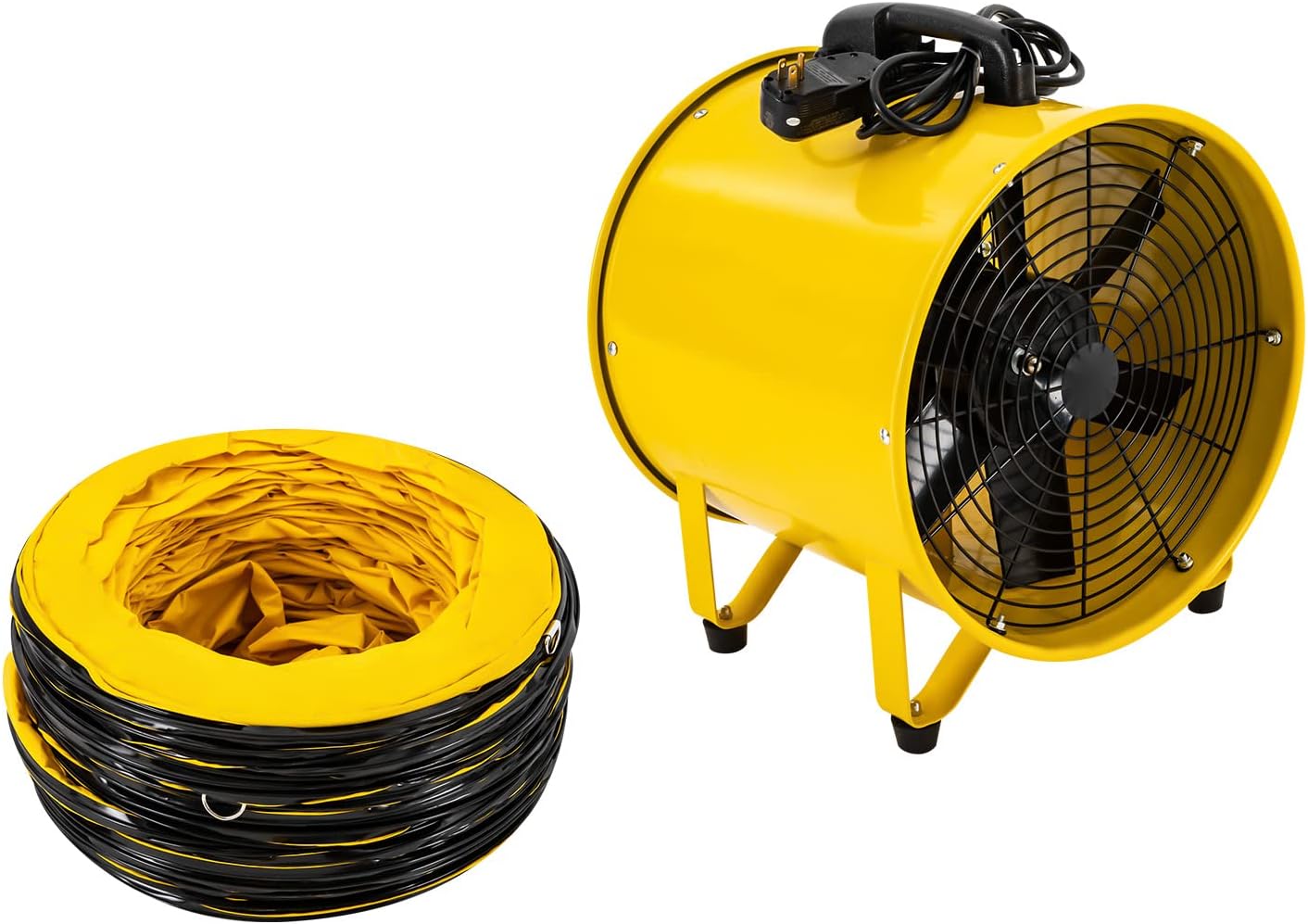 GDNTMU Ventilador de ventilación de escape portátil, cabina de pintura, soplador utilitario, 1100 W, 2160 y 3178 CFM, ventilador de alta velocidad