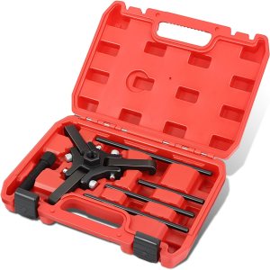DNA MOTORING Harmonic Balancer – Extractor de polea de 6 piezas, juego de 3 mandíbulas para extracción de amortiguadores armónicos y equilibradores, DNA MOTORING Harmonic Balancer – Extractor de polea de 6 piezas, juego de 3 mandíbulas para extracción de amortiguadores armónicos y equilibradores,