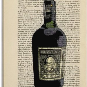 Botella de arte de Rum para decoración de cumpleaños, decoración de pared, póster decorativo de lienzo, arte de pared, póster de sala de estar, Botella de arte de Rum para decoración de cumpleaños, decoración de pared, póster decorativo de lienzo, arte de pared, póster de sala de estar,