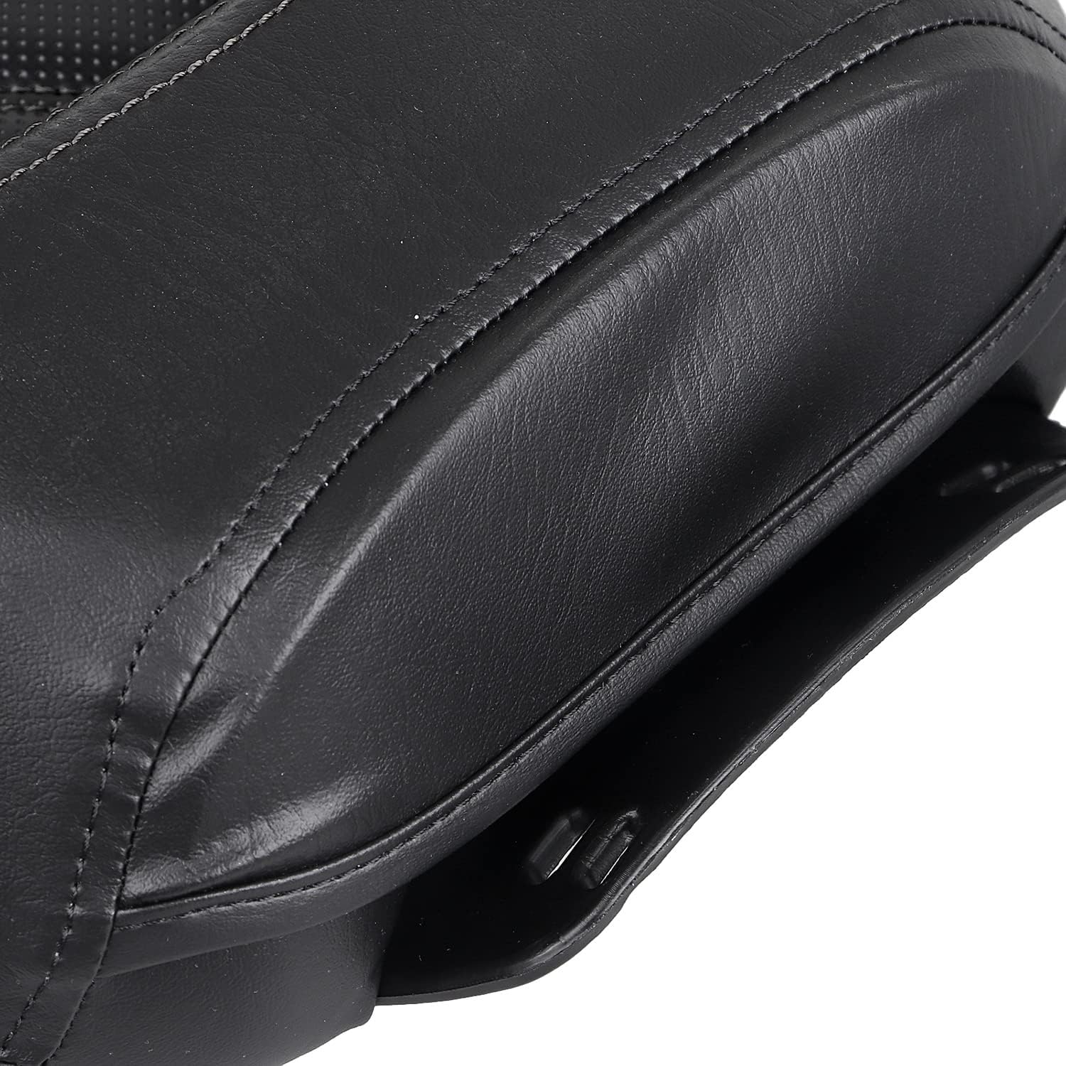 YDLMT Juego de asiento de pasajero con costuras negras para Harley Touring Road King Electra Glide Street Glide Road Glide Ultra Limited 2009 y