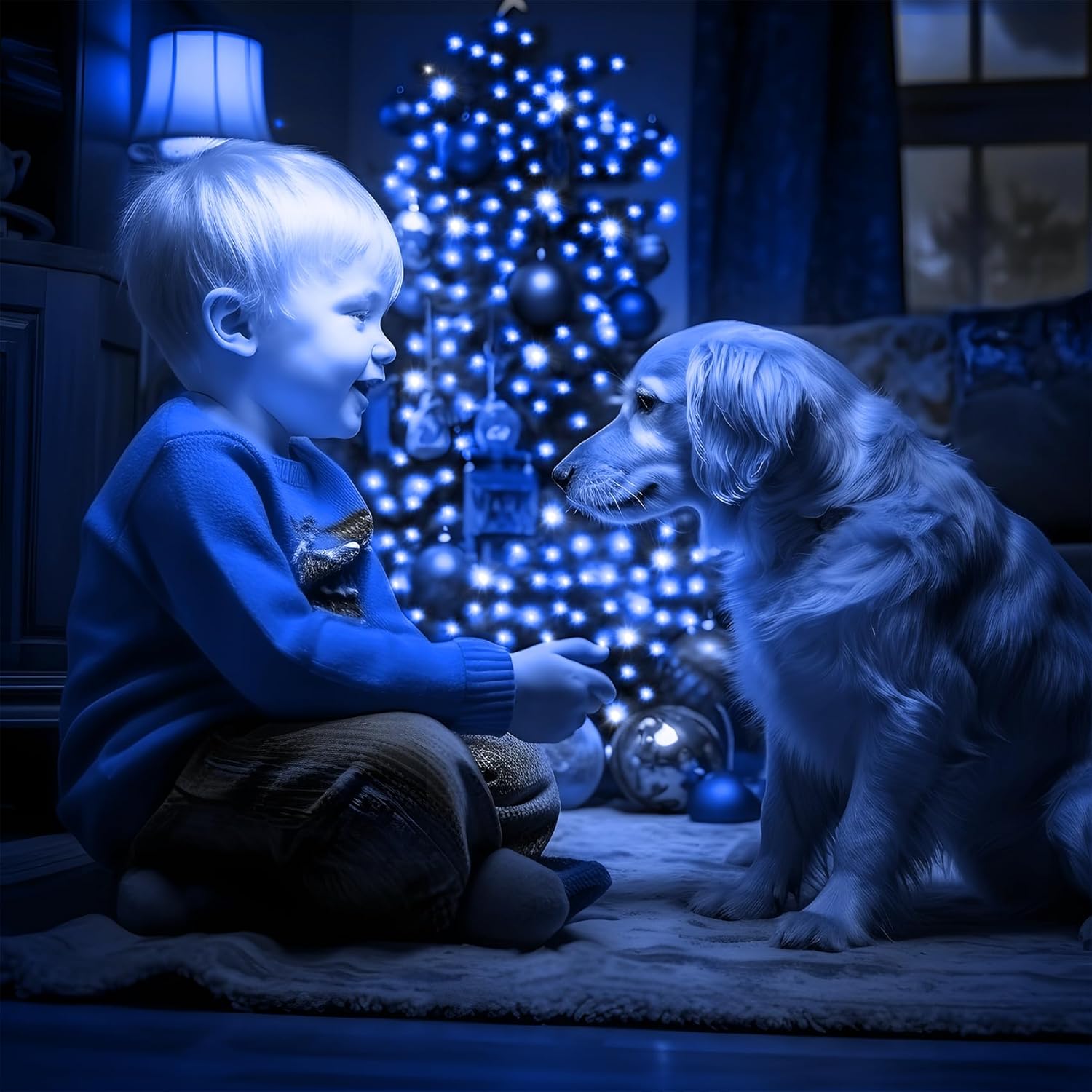 Luces de Navidad de 500 pies para exteriores, 1400 LED, impermeables, para decoración de árbol de Navidad, luces con 8 modos de enchufe,