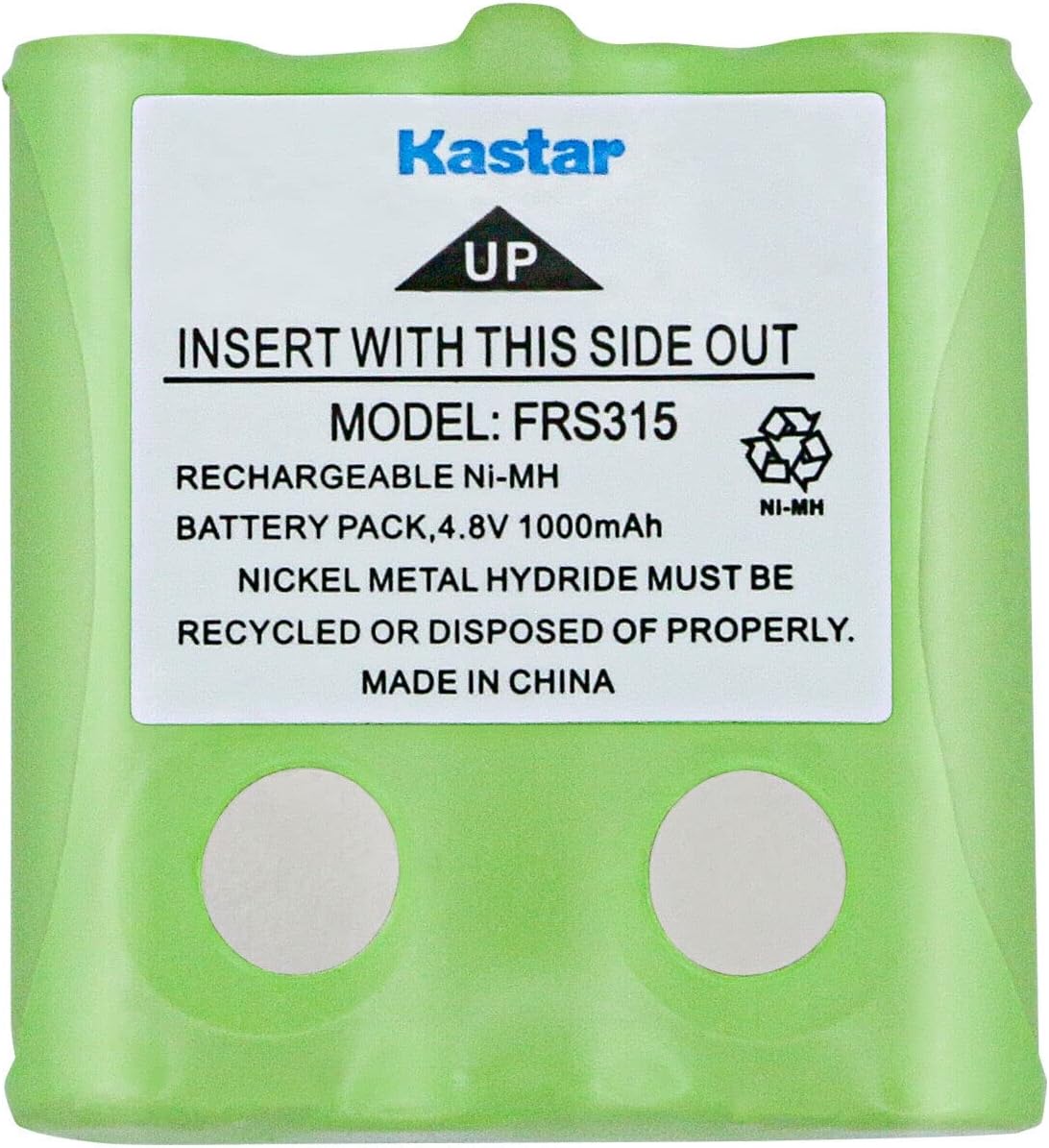 Kastar Paquete de 1 batería de radio bidireccional de 4.8 V 1000 mAh de repuesto para Cobra ACC100 ACC104 ACC110 ACC115 ACC130 ACC220 ACC235 ACC250