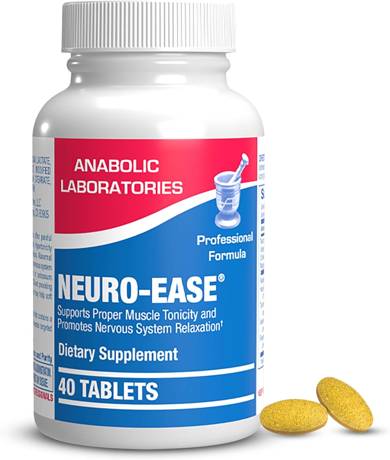 Suplemento de vitamina B12, curcumina de cúrcuma y magnesio  40 tabletas para la salud muscular y nerviosa con colina, niacina y más – Neuro Ease