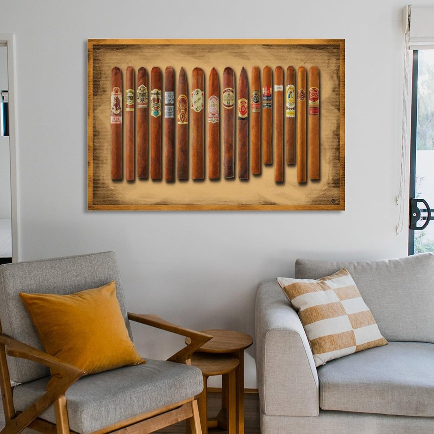 Póster de arte para regalar a los amantes de los cigarros, lienzo, pinturas artísticas para pared, decoración del hogar, sala de estar, impresiones