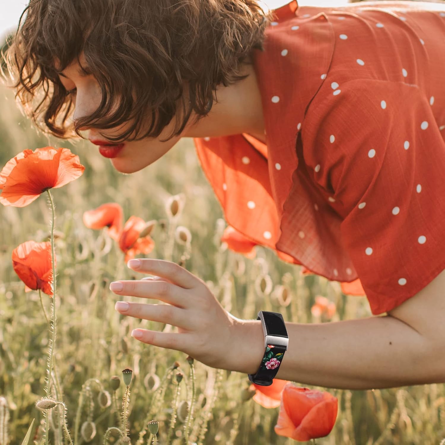 VANCLE Bandas para Fitbit Charge 4 BandFitbit Charge 3 Band para mujeres y hombres, pulsera de cuero con conectores metálicos para Fitbit Charge 3