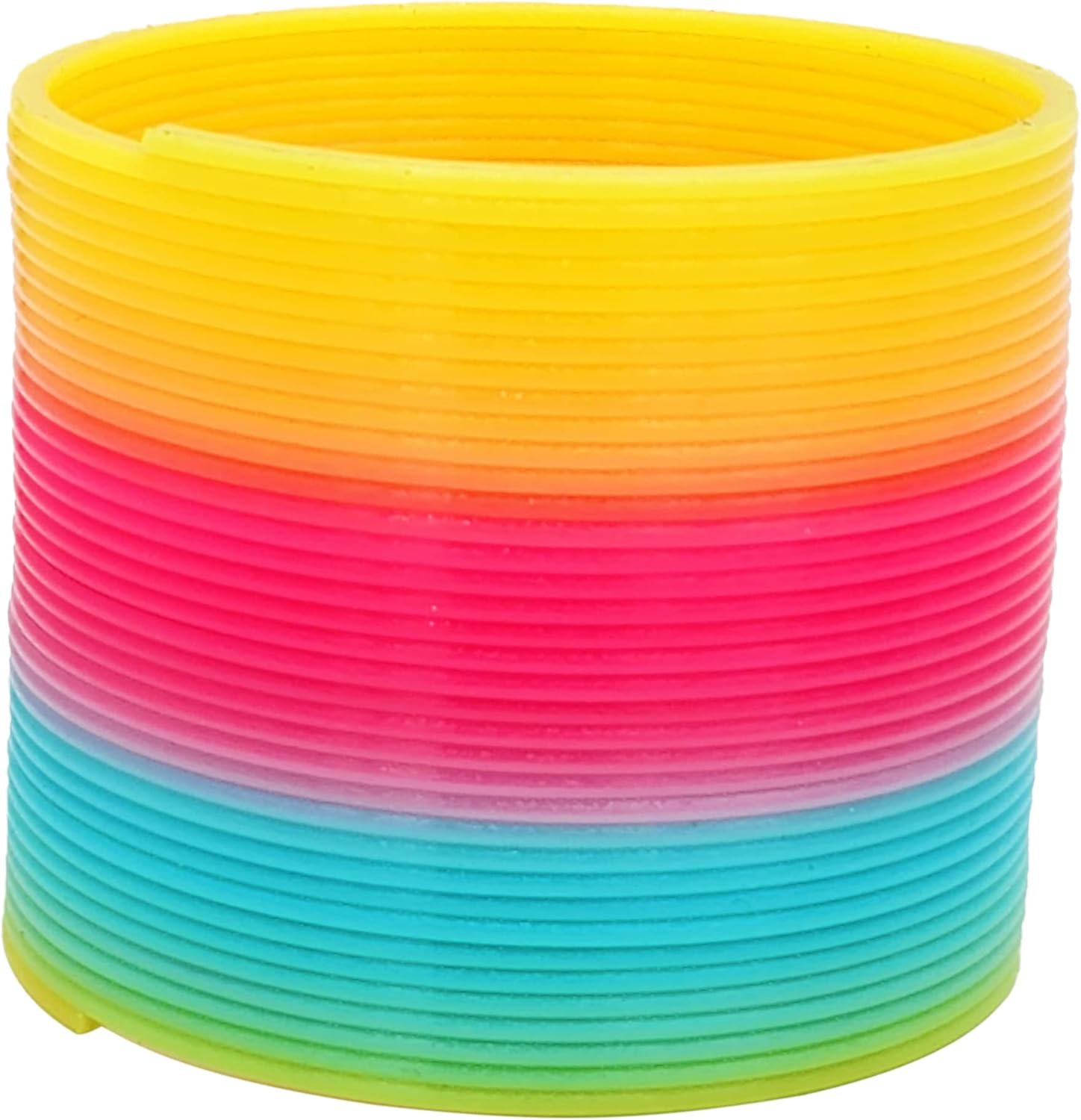 The Dreidel Company Muelle helicoidal multicolor de plástico, rellenos de bolsas de golosinas, recuerdo de fiesta para niños, 3 pulgadas (3.150 in)