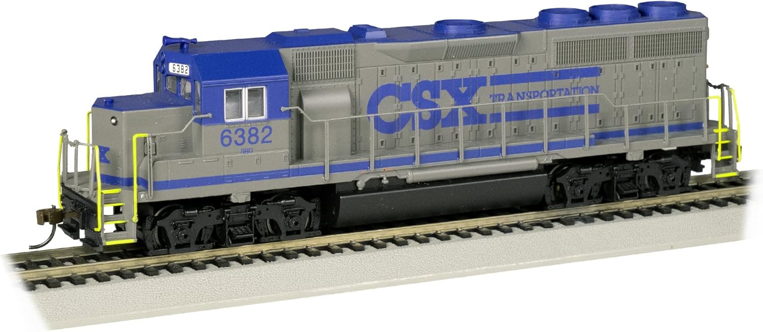 Bachmann Trains – EMD GP40 – Locomotora equipada con valor acústico DCC – CSX #6382 (CSX Transportation) – Escala HO