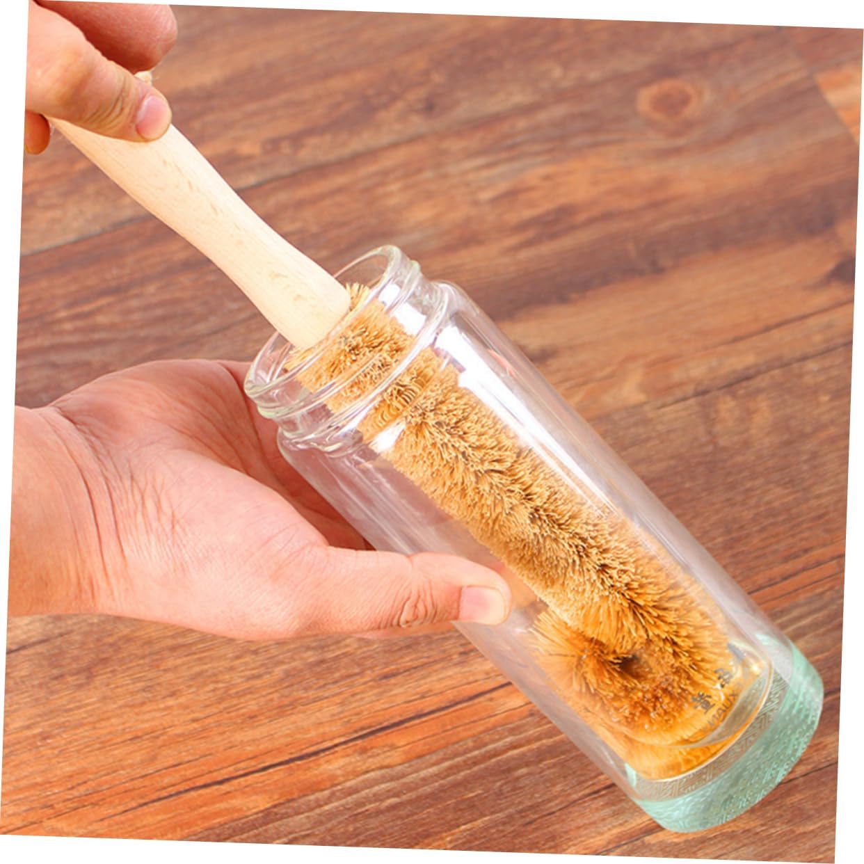 Cepillo de limpieza de platos, cepillo para vasos de café, cepillo de taza de leche, cepillo para botella de agua, depurador, vasos de agua, cepillo
