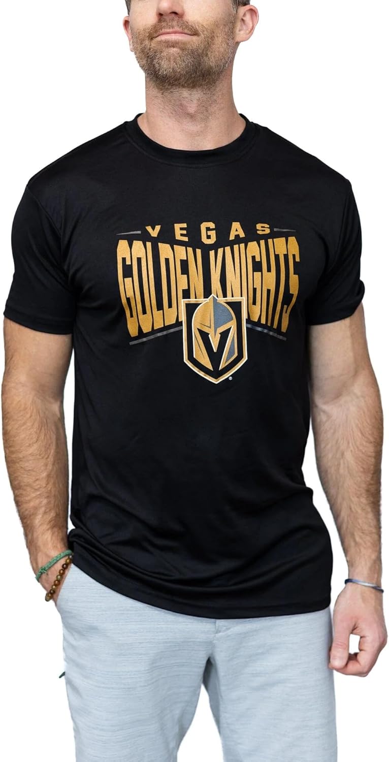 Calhoun NHL – Camiseta de manga corta de poliéster que absorbe la humedad para hombre