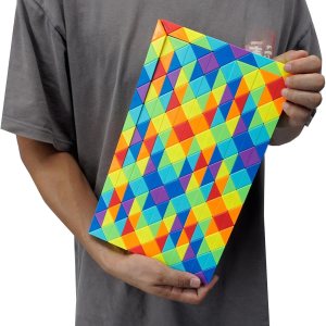 ZY-Wisdom Rompecabezas de cubo de serpiente mágica colorida, 240 cuñas, tamaño grande, juguetes de serpiente, regalos de fiesta para niños, adultos ZY-Wisdom Rompecabezas de cubo de serpiente mágica colorida, 240 cuñas, tamaño grande, juguetes de serpiente, regalos de fiesta para niños, adultos
