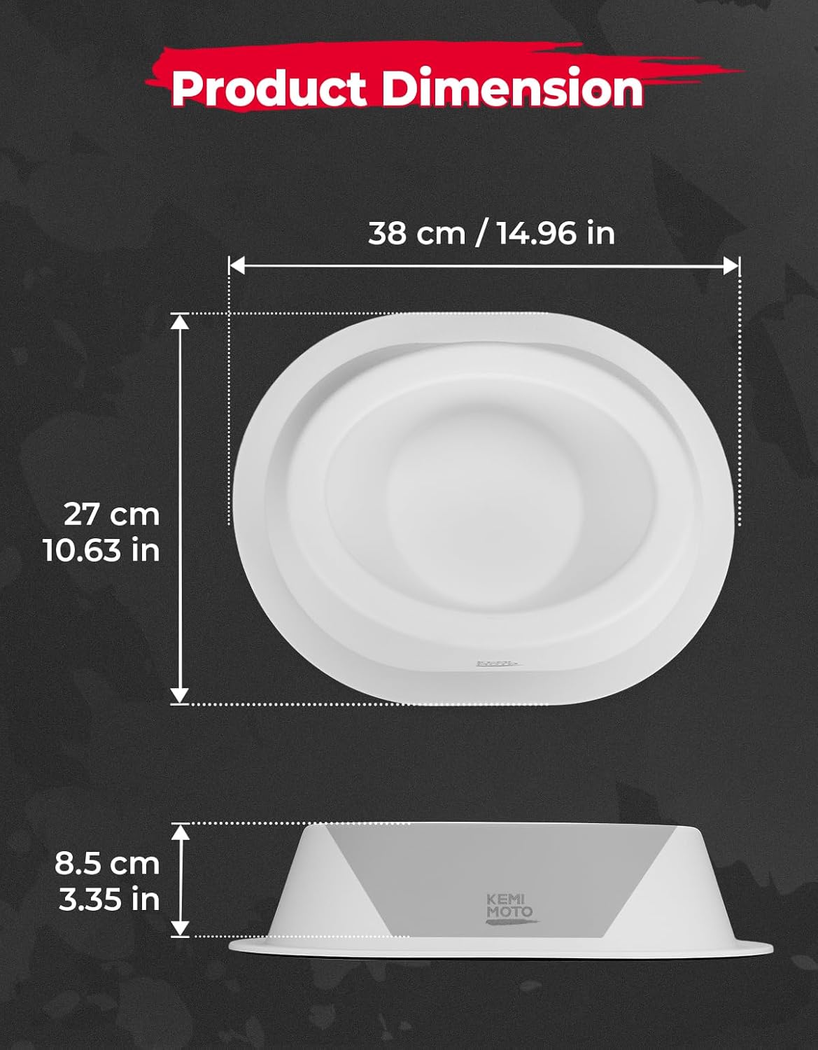 KEMIMOTO Pares de altavoces de 6 x 9, cajas de altavoces universales compatibles con UTV, RV, automóvil, barco, maletero, remolque (blanco, 2