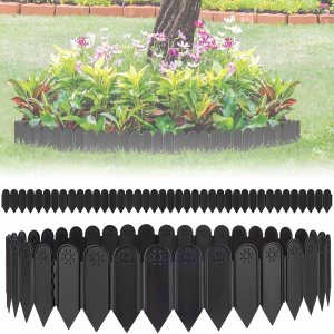 Borde de jardín Borde de Paisaje 5 piezas de 15.7″ X 6″ Cerca de plástico entrelazado para bordes de paisaje, borde de césped de jardín de 6.56 Borde de jardín Borde de Paisaje 5 piezas de 15.7″ X 6″ Cerca de plástico entrelazado para bordes de paisaje, borde de césped de jardín de 6.56