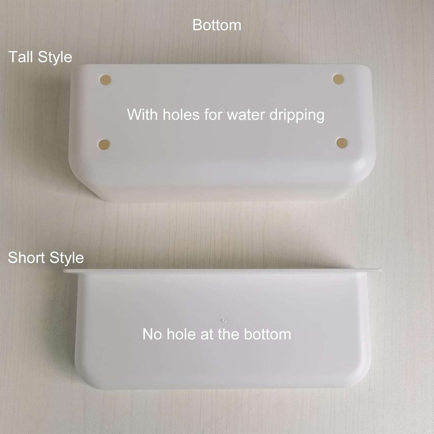 Estante flotante de plástico adhesivo para colgar en la pared, organizador de ducha para baño, cocina, mesita de noche, almacenamiento adicional