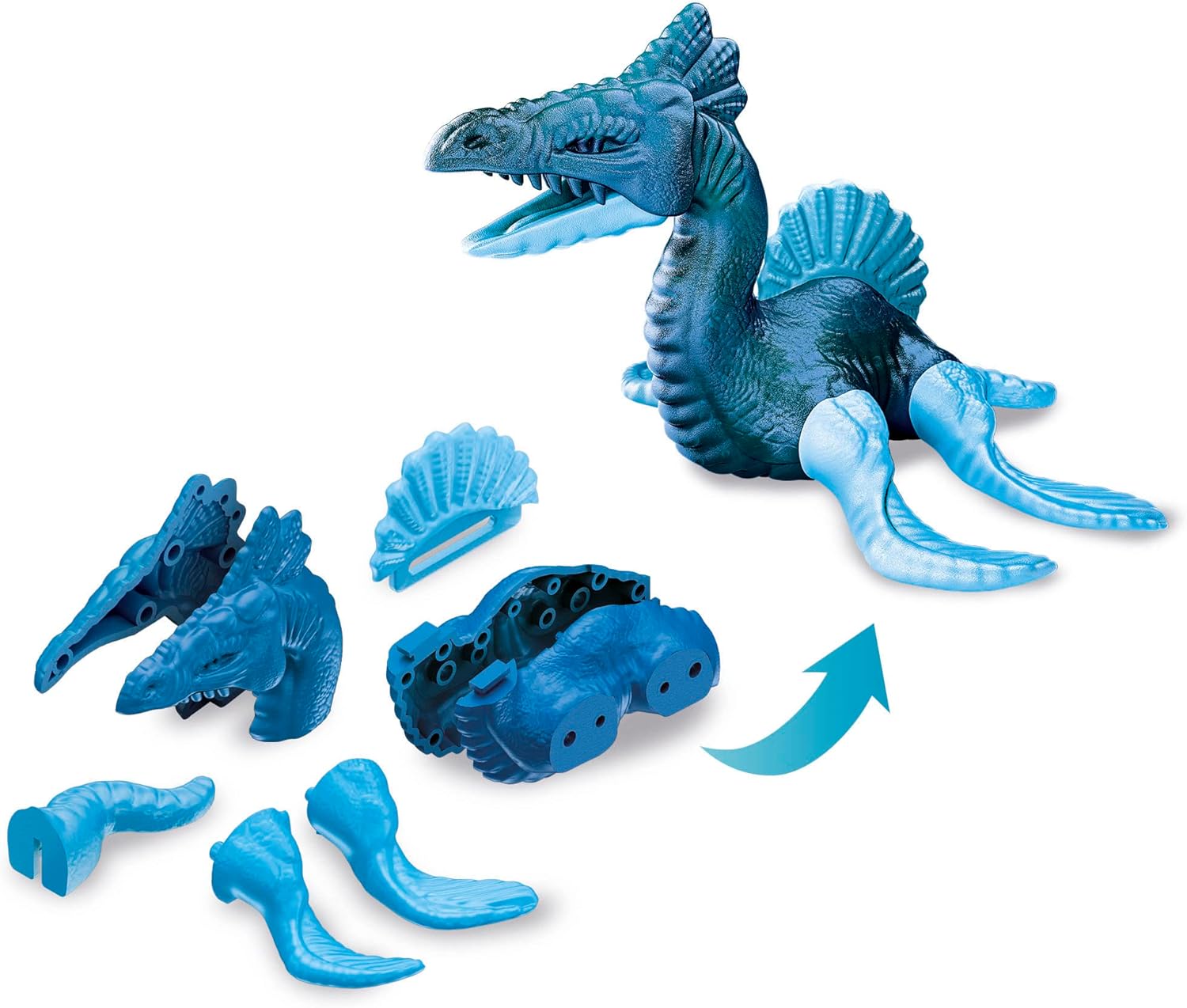 Clementoni – Science & Play – Legendary Egg – Sea Dragon – Breakable Egg and Dragon to Assemble – Hammer and Chisel Included – for Kids Ages 6+