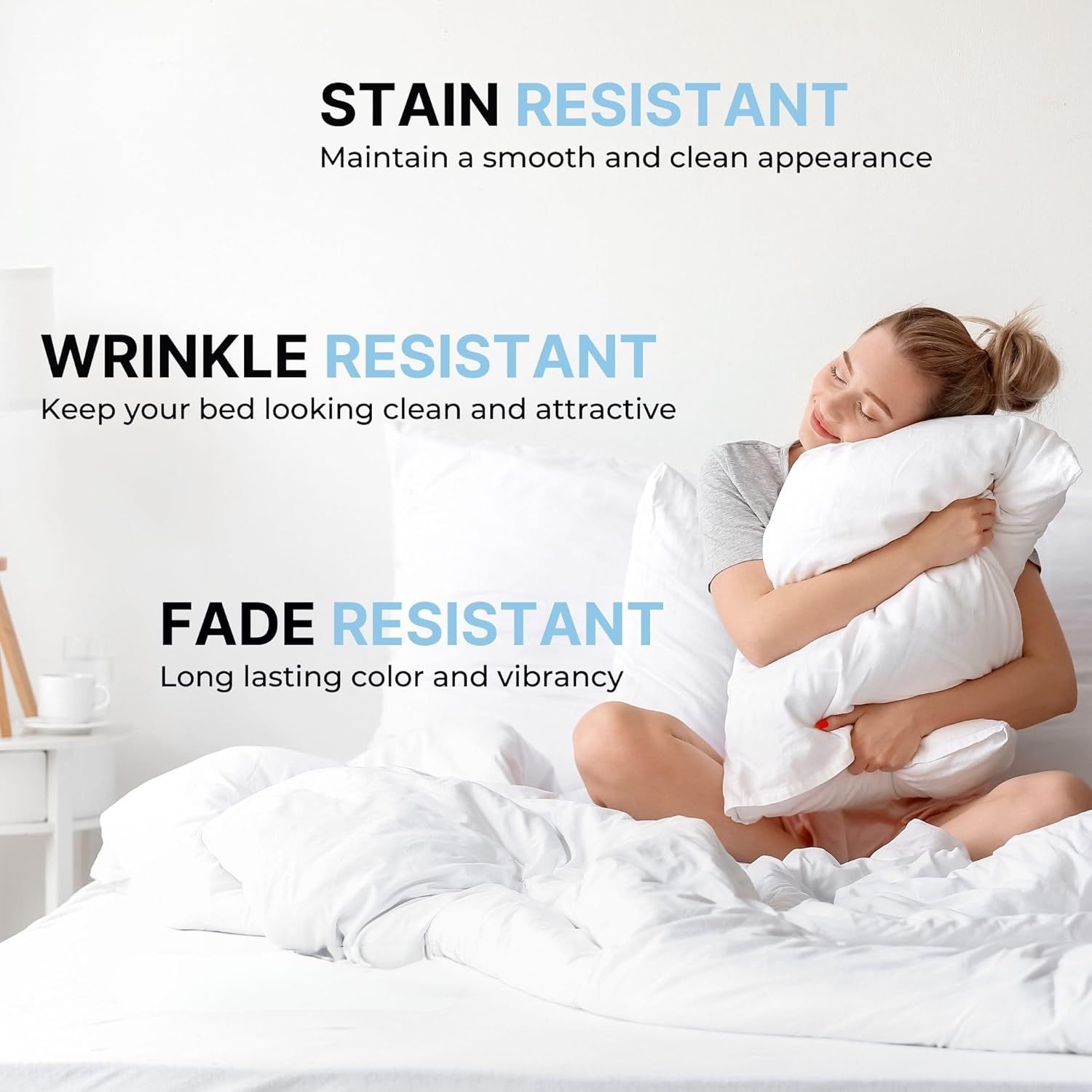 Juego de 2 fundas de almohada King  Fundas de almohada suaves de calidad de hotel  Ropa de cama cómoda para mujeres, hombres, niños y adolescentes